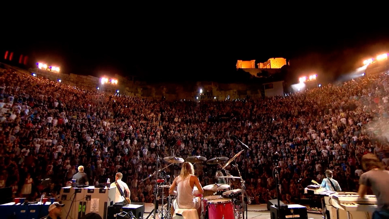 Open-air night gathering